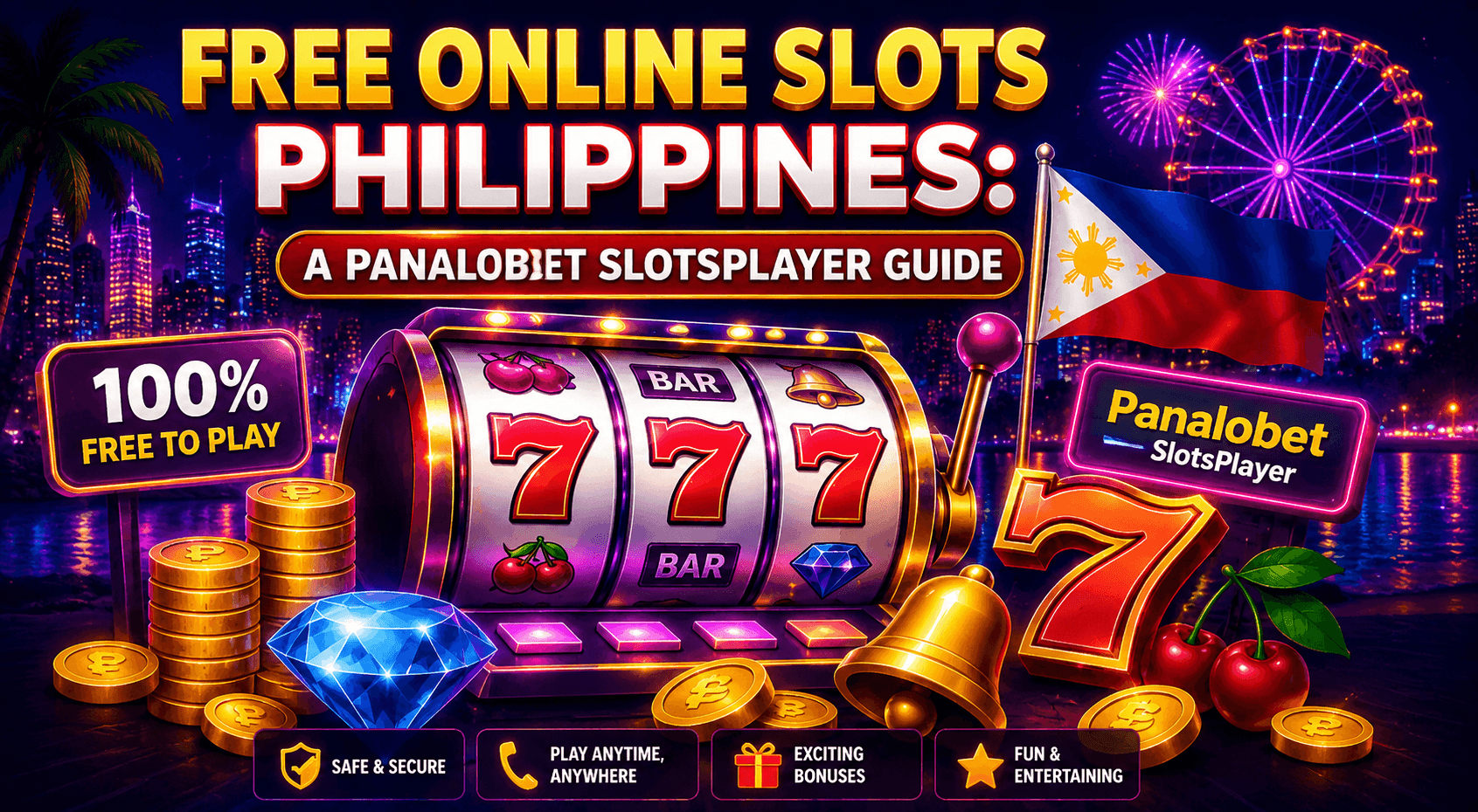 Free Online Slots Philippines: A Panalobet slotsPlayer Guide